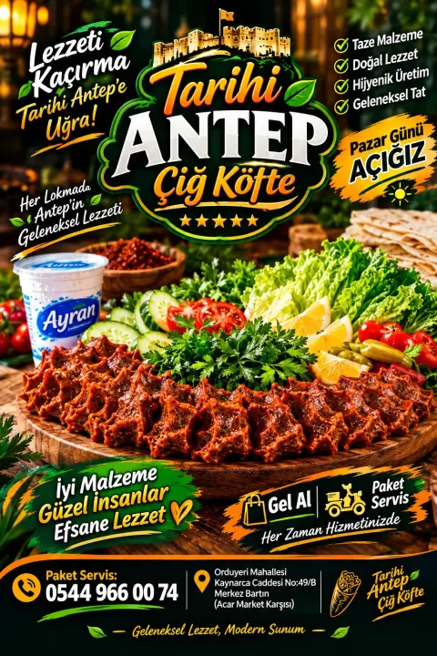 Porsiyonlarda Her Gün %50 Bedava Çiğ Köfte