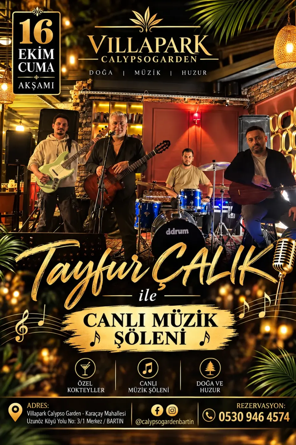 VillaPark Calypsogarden Tayfur Çalık ile Canlı Müzik