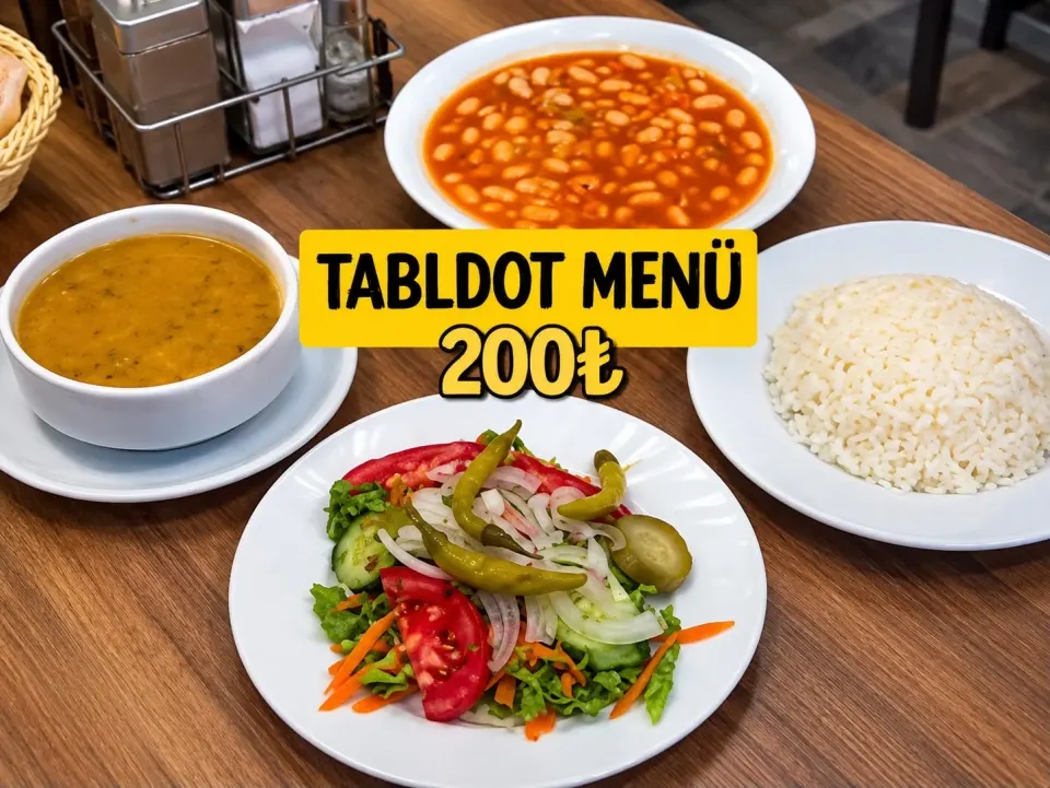 Saklı Lezzetlerde Haftanın Hergünü 4 Çeşit Yemek 200 TL
