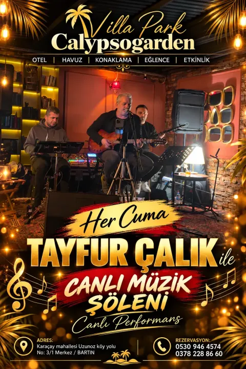 Villa Park Calypsogarden Tayfur ÇALIK ile canlı performans 