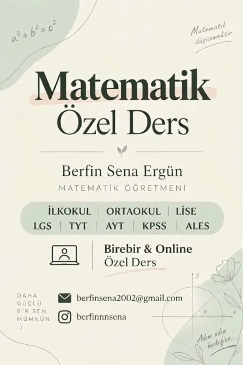 Matematik Özel Ders