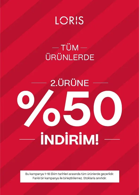 Tüm Ürünlerde 2. Üründe %50 İndirim