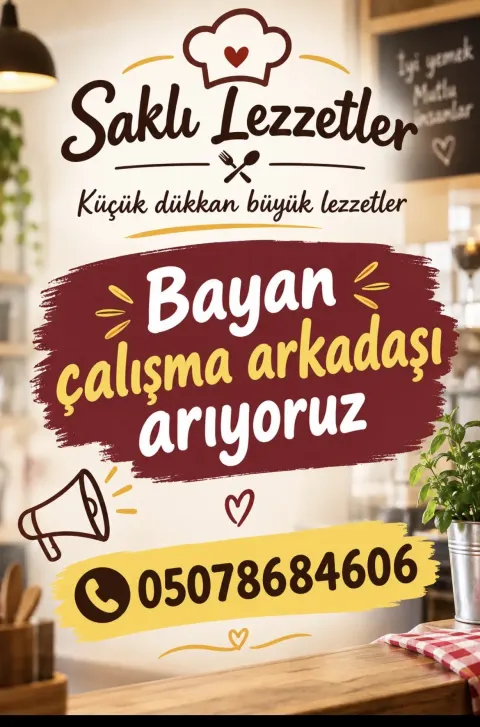Lokantamızda Çalışacak Ekip Arkadaşı Aranıyor