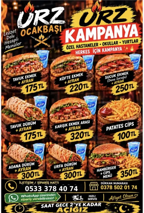 Urz Ocakbaşı Kampanyası