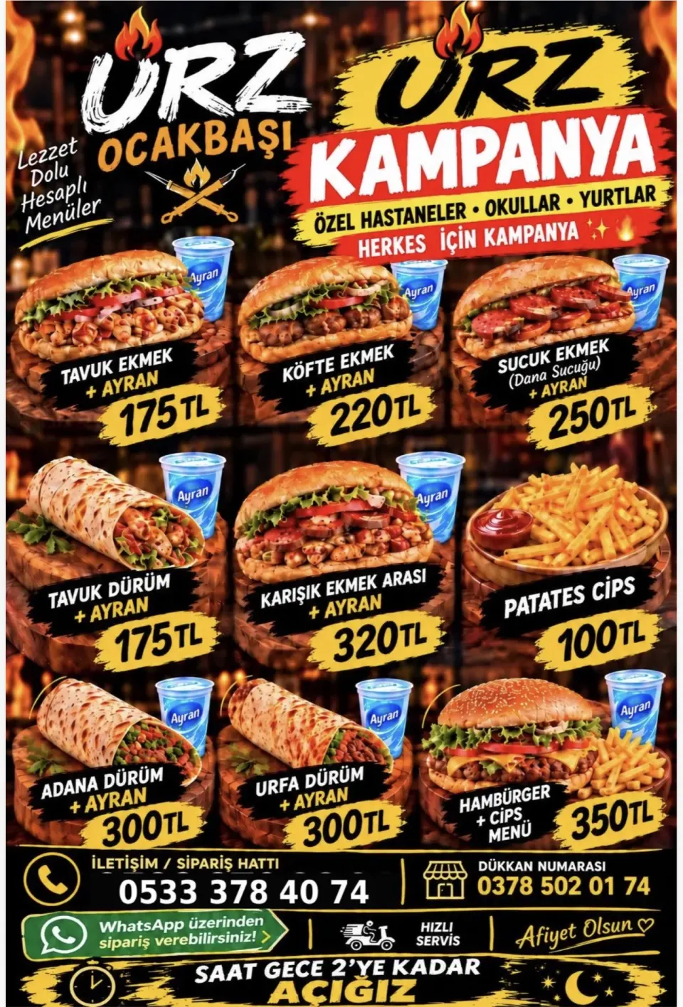Urz Ocakbaşı Kampanyası